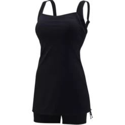 Women's TYR Solid Square Neck Sheath One-Piece Swimsuit