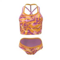 Girls' Nike Watercolor T-Back Midkini Set Tankini Set Swimsuit