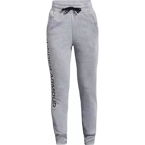 Girls' Under Armour Rival Logo Fleece Joggers 3 Girls' Under Armour Rival Logo Fleece Joggers