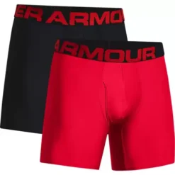 Men's Under Armour Tech 6" 2 Pack Boxer Briefs