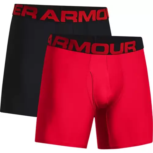 Men's Under Armour Tech 6" 2 Pack Boxer Briefs 3 Men's Under Armour Tech 6" 2 Pack Boxer Briefs