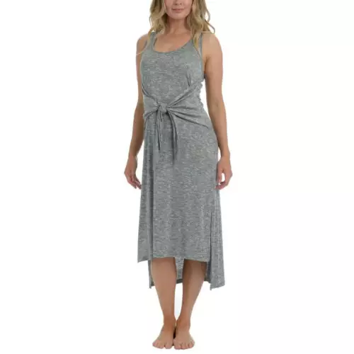Women's La Blanca Beach Cozy Tie Front Midi Dress Swim Cover Up 3 Women's La Blanca Beach Cozy Tie Front Midi Dress Swim Cover Up