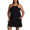 Women's La Blanca Plus Draped Darling High Neck Mini Dress Swim Cover Up -Famous Clothing Store 19477033594