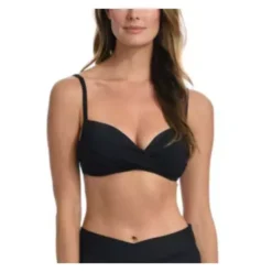Women's La Blanca Island Goddess Over-The-Shoulder Wrap Bikini Top Swimsuit