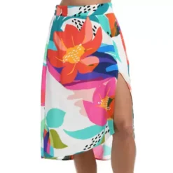 Women's La Blanca Midi Skirt Swim Cover Up