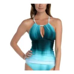 Women's La Blanca Ocean Hi-Neck Tankini Swimsuit