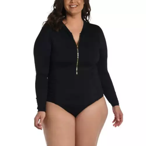 Women's La Blanca Plus Paddlesuit One-Piece Swimsuit 3 Women's La Blanca Plus Paddlesuit One-Piece Swimsuit