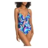 Women's La Blanca Plunge One-Piece Swimsuit -Famous Clothing Store 19477047015
