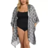 Women's La Blanca Plus Front Tie Kimono Dress Swim Cover Up 2 Women's La Blanca Plus Front Tie Kimono Dress Swim Cover Up -Famous Clothing Store 19477048337