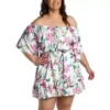 Women's La Blanca Plus Off The-Should Dress Swim Cover Up -Famous Clothing Store 19477048827