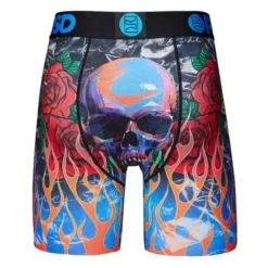 Men's PSD Rose N Bones Boxer Briefs -Famous Clothing Store 19479517267 2