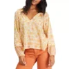 Women's Billabong Free Heart Long Sleeve Blouse -Famous Clothing Store 19484395344