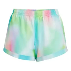 Girls' Adidas All Over Print Woven Shorts