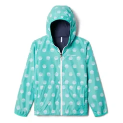 Kids' Columbia Pixel Grabber Reversible Rain Jacket