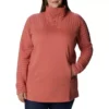 Women's Columbia Plus Sunday Summit II 1/4 Snap Pullover -Famous Clothing Store 19489569850