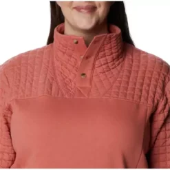 Women's Columbia Plus Sunday Summit II 1/4 Snap Pullover -Famous Clothing Store 19489569850 2