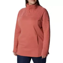 Women's Columbia Plus Sunday Summit II 1/4 Snap Pullover -Famous Clothing Store 19489569850 3