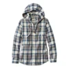 L.L.Bean Women's L.L. Bean Scotch Plaid Flannel Relaxed Zip Hoodie Shirt -Famous Clothing Store 19522701382