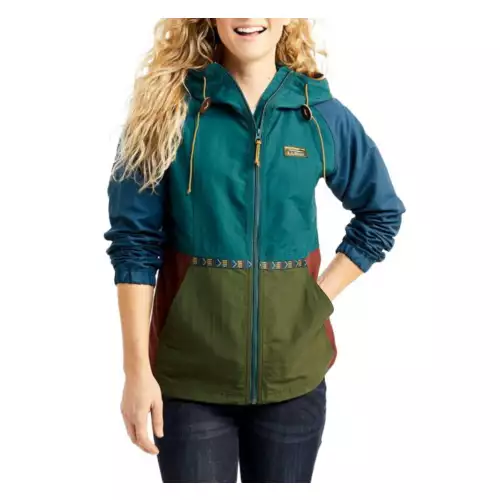 Women's L.L.Bean Multi-Color Mountain Classic Rain Jacket 4 Women's L.L.Bean Multi-Color Mountain Classic Rain Jacket - Image 2