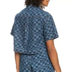 Women's Roxy Wave Club Button Up Shirt -Famous Clothing Store 19571878562 2