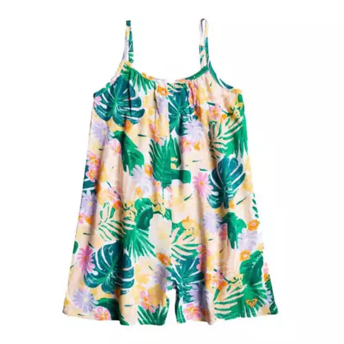 Girls' Roxy Soulful Blooms Romper Swim Cover Up 3 Girls' Roxy Soulful Blooms Romper Swim Cover Up