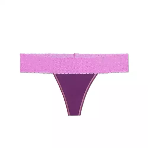 Women's Bombas Cotton Modal Lace Thong 4 Women's Bombas Cotton Modal Lace Thong - Image 2