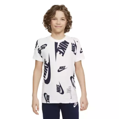 Boys'Nike Sportswear All Over Print Graphic T-Shirt 4 Boys'Nike Sportswear All Over Print Graphic T-Shirt - Image 2