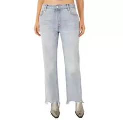 Women's Free People Maggie Straight Loose Fit Wide Leg Jeans