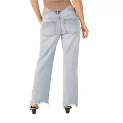 Women's Free People Maggie Straight Loose Fit Wide Leg Jeans -Famous Clothing Store 19588987159 2