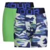 Boys' Under Armour Printed 2 Pack Boxer Briefs