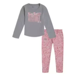 Toddler Girls' Under Armour Big Boss Attitude T-Shirt And Tights Set