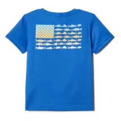 Kid's Columbia Terminal Tackle PFG Fish Flag Short Sleeve T-Shirt