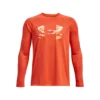 Boys' Under Armour Tech Logo Fill Long Sleeve Shirt