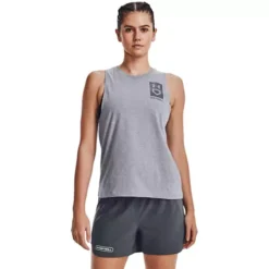 Women's Under Armour Softball Box Logo Tank -Famous Clothing Store 19603980585 2