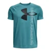 Boys' Under Armour Split Logo Hybrid Tech Short Sleeve T-Shirt -Famous Clothing Store 19604006973