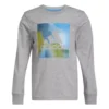 Boys' Adidas Gradient Camo Badge Of Sport Long Sleeve T-Shirt -Famous Clothing Store 19621945951