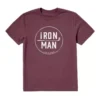 Men's Life Is Good Iron Man Crusher T-Shirt -Famous Clothing Store 19629377193