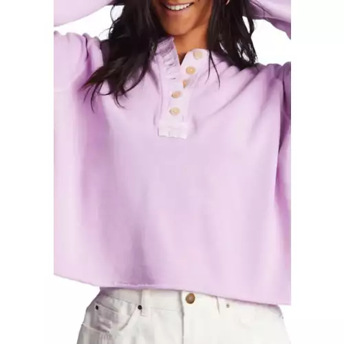 Women's Billabong Keep Talking Crewneck Sweatshirt 4 Women's Billabong Keep Talking Crewneck Sweatshirt - Image 2