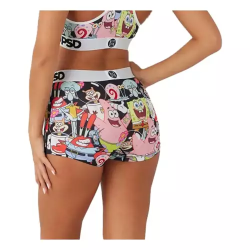 Women's PSD SpongeBob Boy Shorts 4 Women's PSD SpongeBob Boy Shorts - Image 2