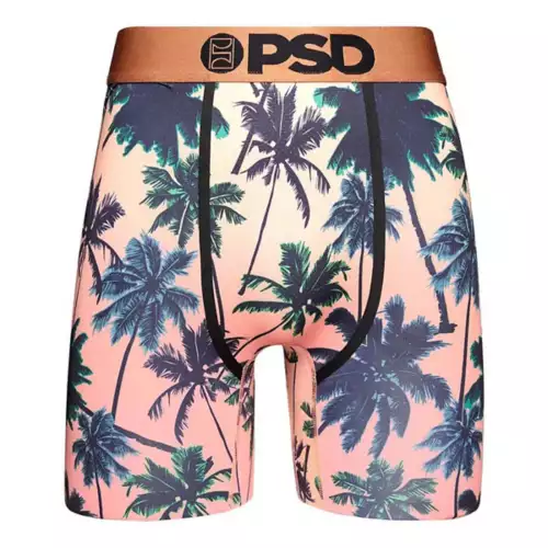 Men's PSD Palm Tree Boxer Briefs 3 Men's PSD Palm Tree Boxer Briefs