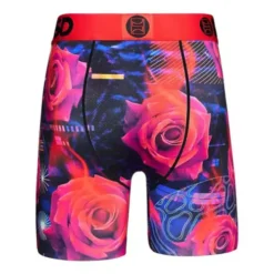 Men's PSD Roses Boxer Briefs -Famous Clothing Store 19654707689 3