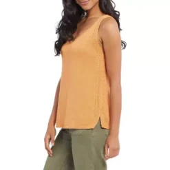 Women's Tribal Sleeveless Sweater Tank Top