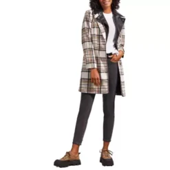 Women's Tribal Duster Plaid Jacket
