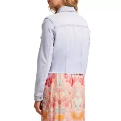 Women's Tribal Frayed Hem Embroidered Denim Jacket -Famous Clothing Store 66562493482 3