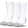 Kids' Under Armour HeatGear Tech 3 Pack Crew Socks