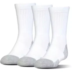 Kids' Under Armour HeatGear Tech 3 Pack Crew Socks