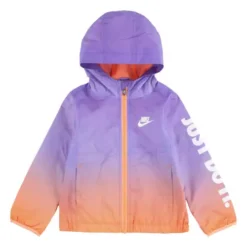 Girls' Nike Printed "Just Do It" Windrunner Jacket