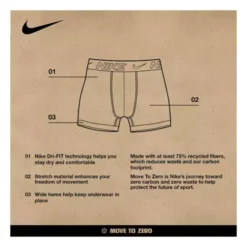 Boys' Nike Essential 3 Pack Boxer Briefs -Famous Clothing Store 82566345125 10