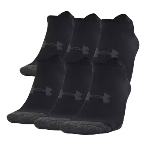 Adult Under Armour Performance Tech 6 Pack No Show Socks 3 Adult Under Armour Performance Tech 6 Pack No Show Socks