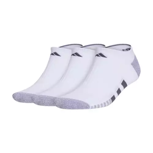 Adult Adidas Cushioned 3.0 3 Pack Ankle Socks 3 Adult Adidas Cushioned 3.0 3 Pack Ankle Socks